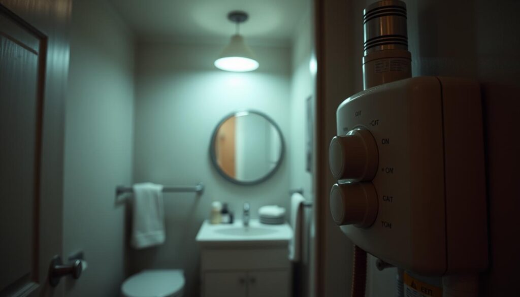 no hot water electric