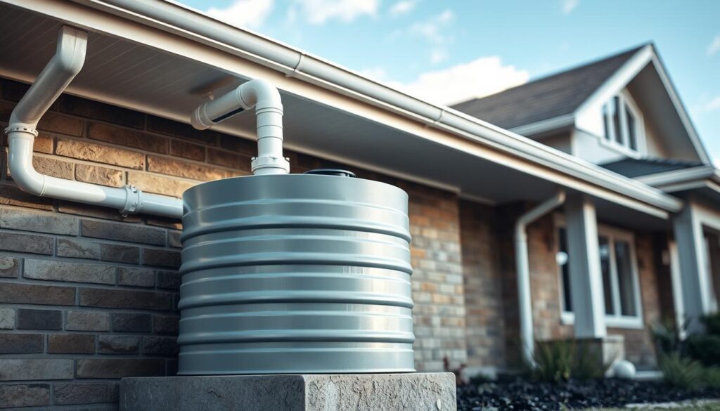 rainwater tank connection