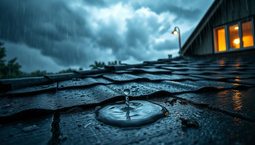 roof leak emergency